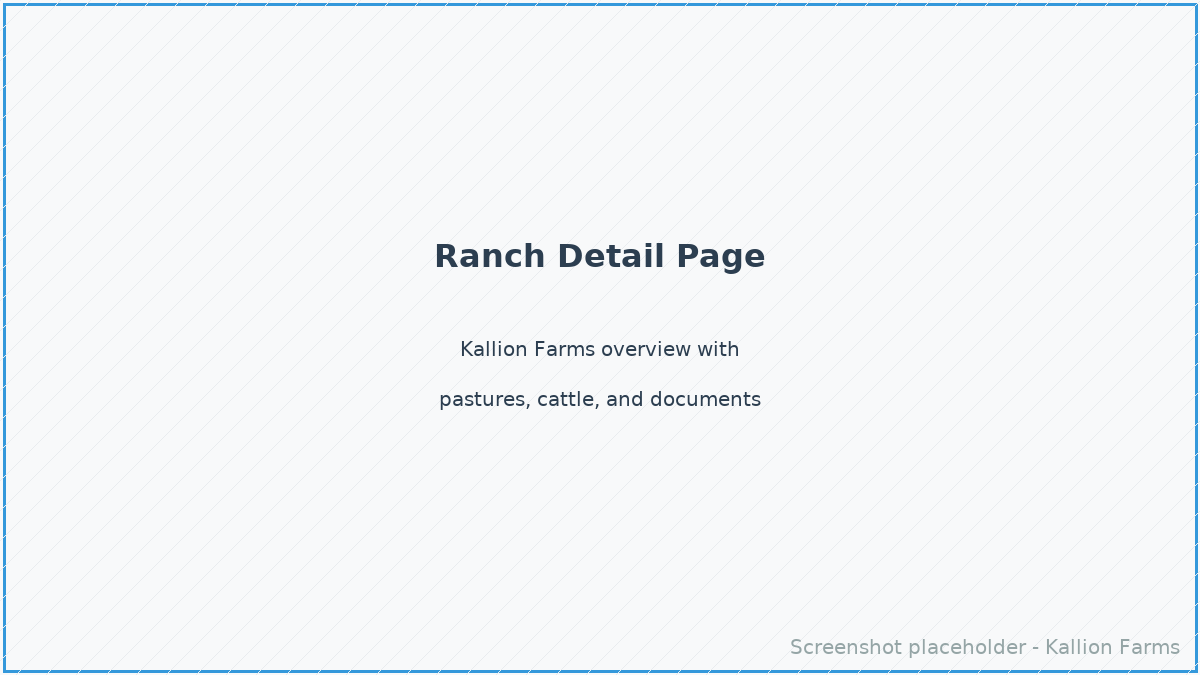 Ranch Detail Page